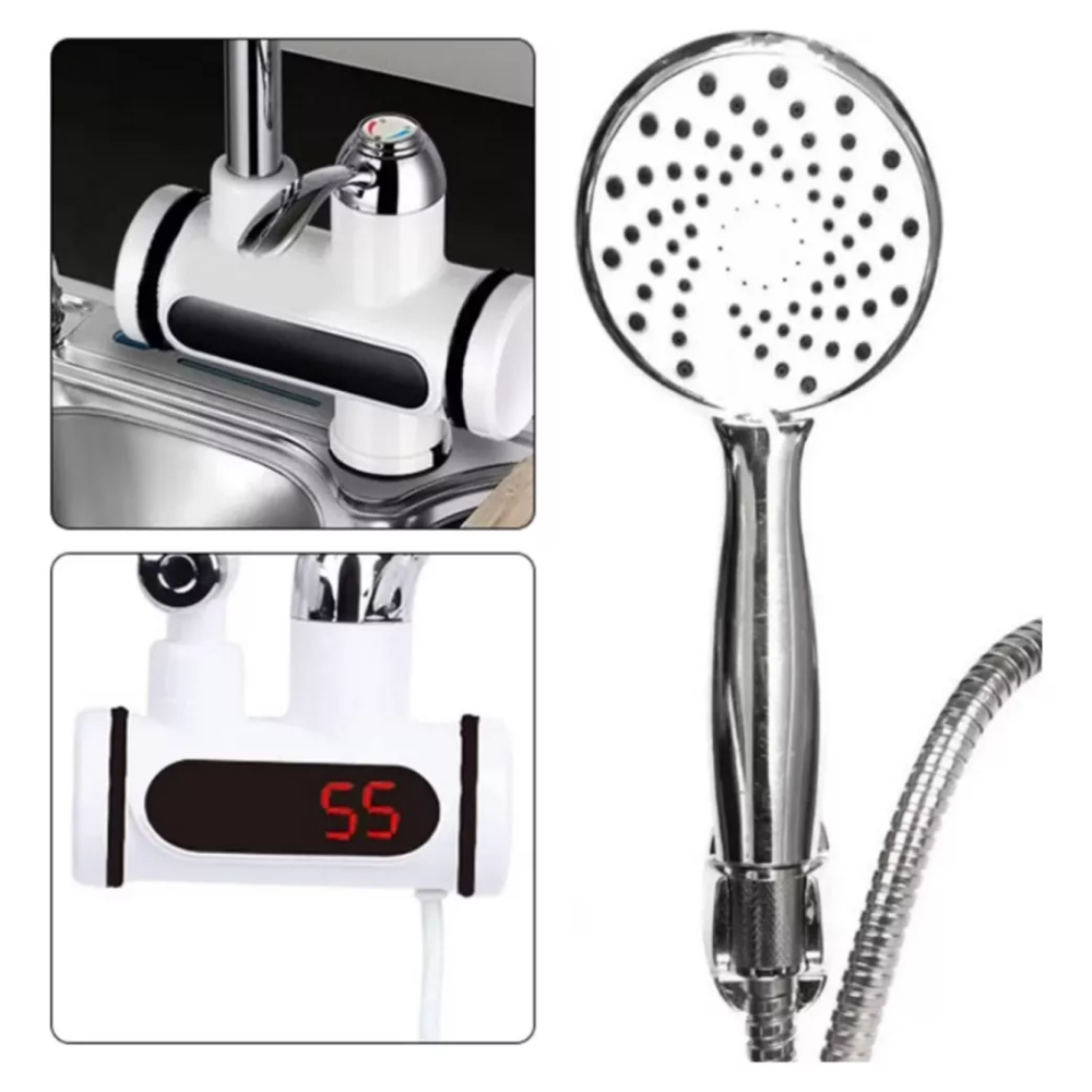 Grifo calentador con llave